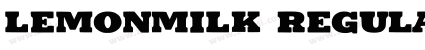 LEMONMILK Regular字体转换